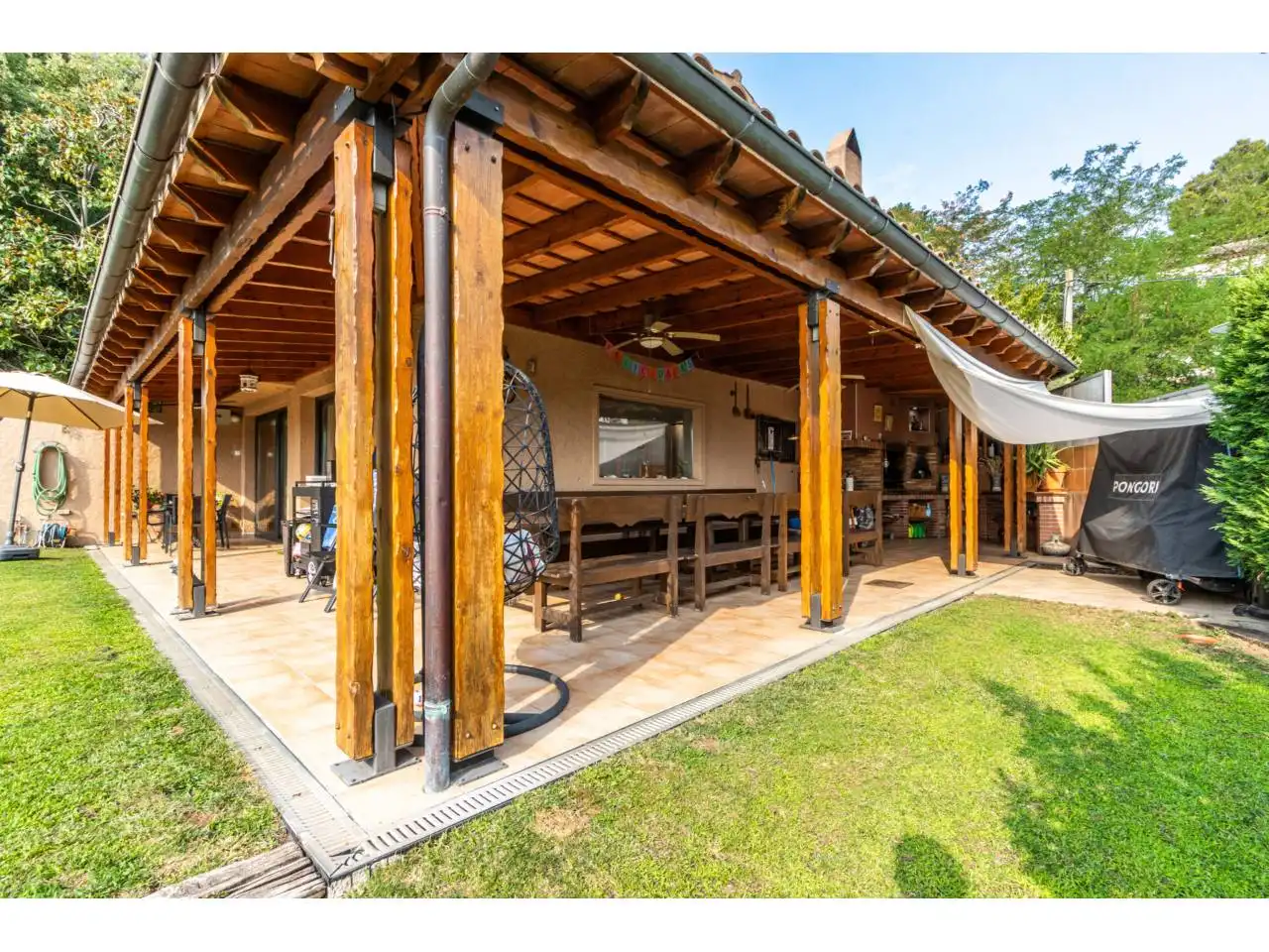Terrassa de Casa o xalet en venda en Castellar del Vallès amb Aire condicionat, Calefacció i Jardí privat