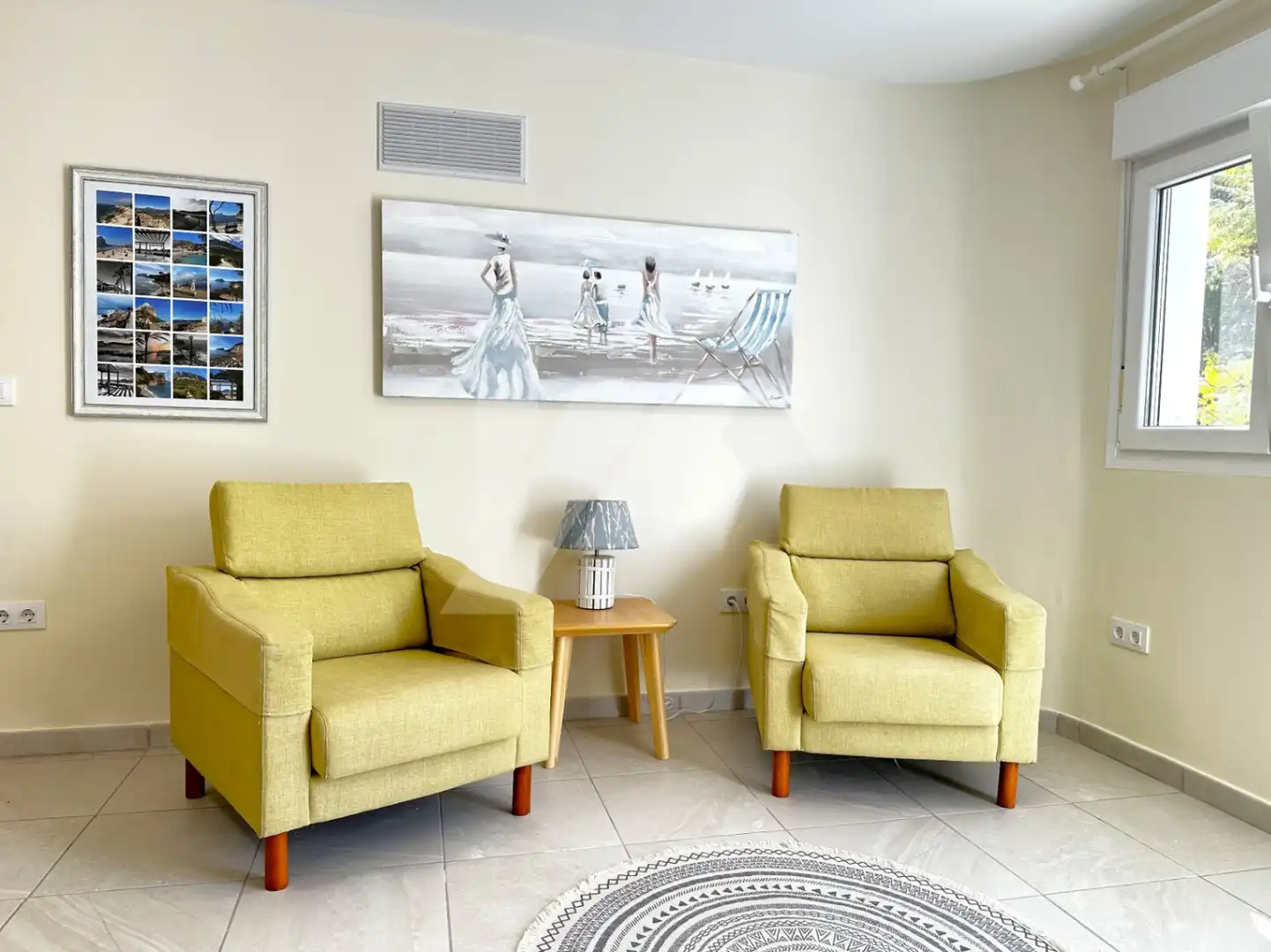 Sala d'estar de Casa o xalet en venda en Benissa amb Aire condicionat, Calefacció i Jardí privat