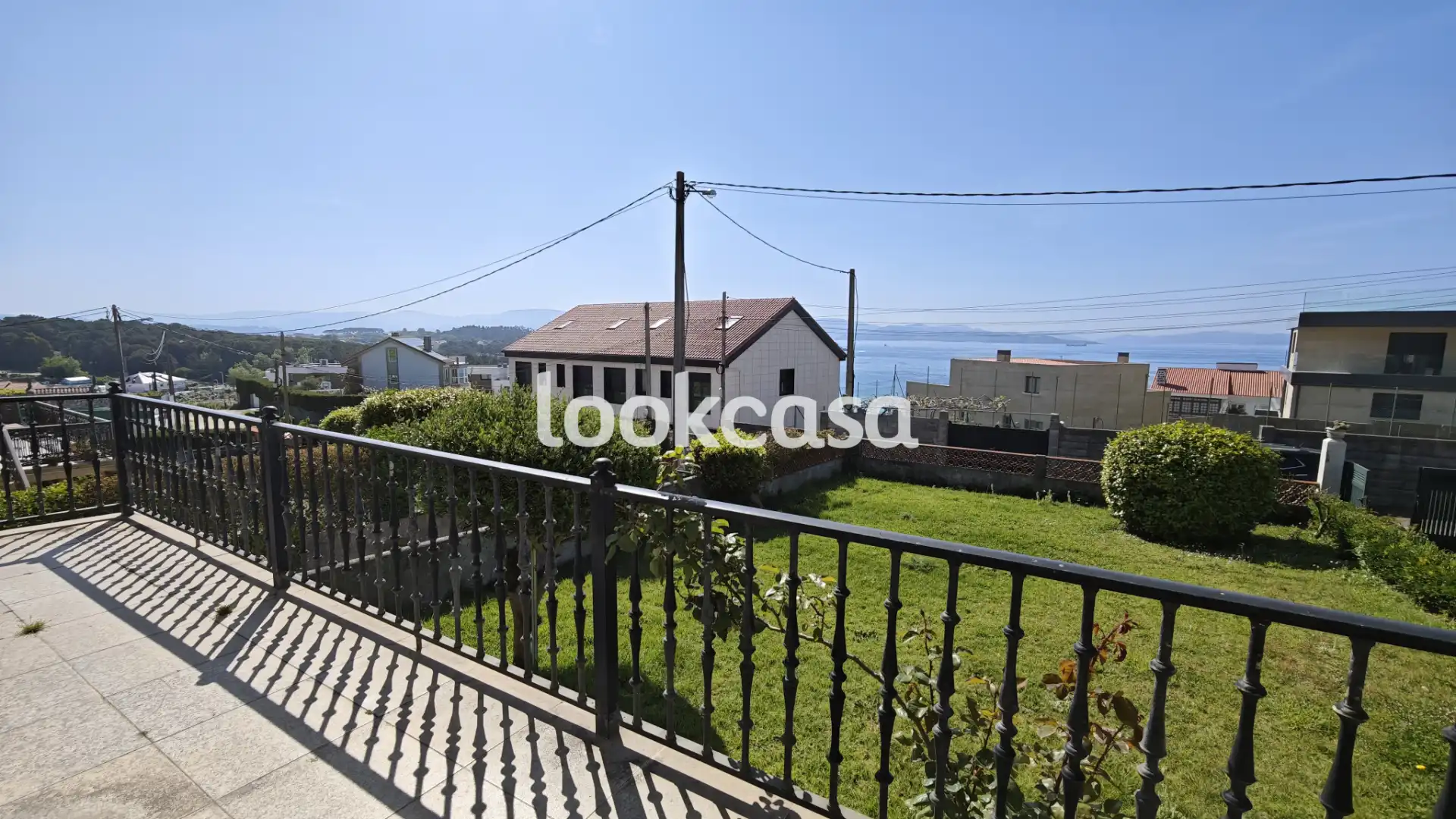 Terrassa de Casa o xalet en venda en Sanxenxo amb Calefacció, Jardí privat i Terrassa