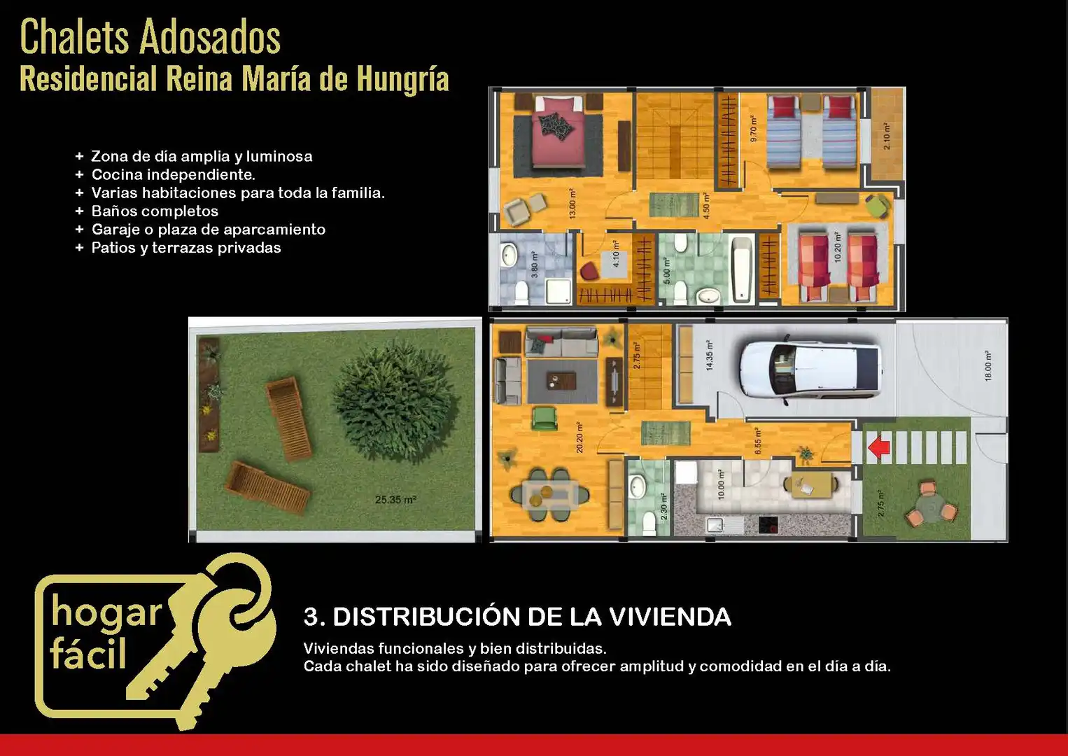 Casa adosada de lloguer en Cigales amb Jardí privat