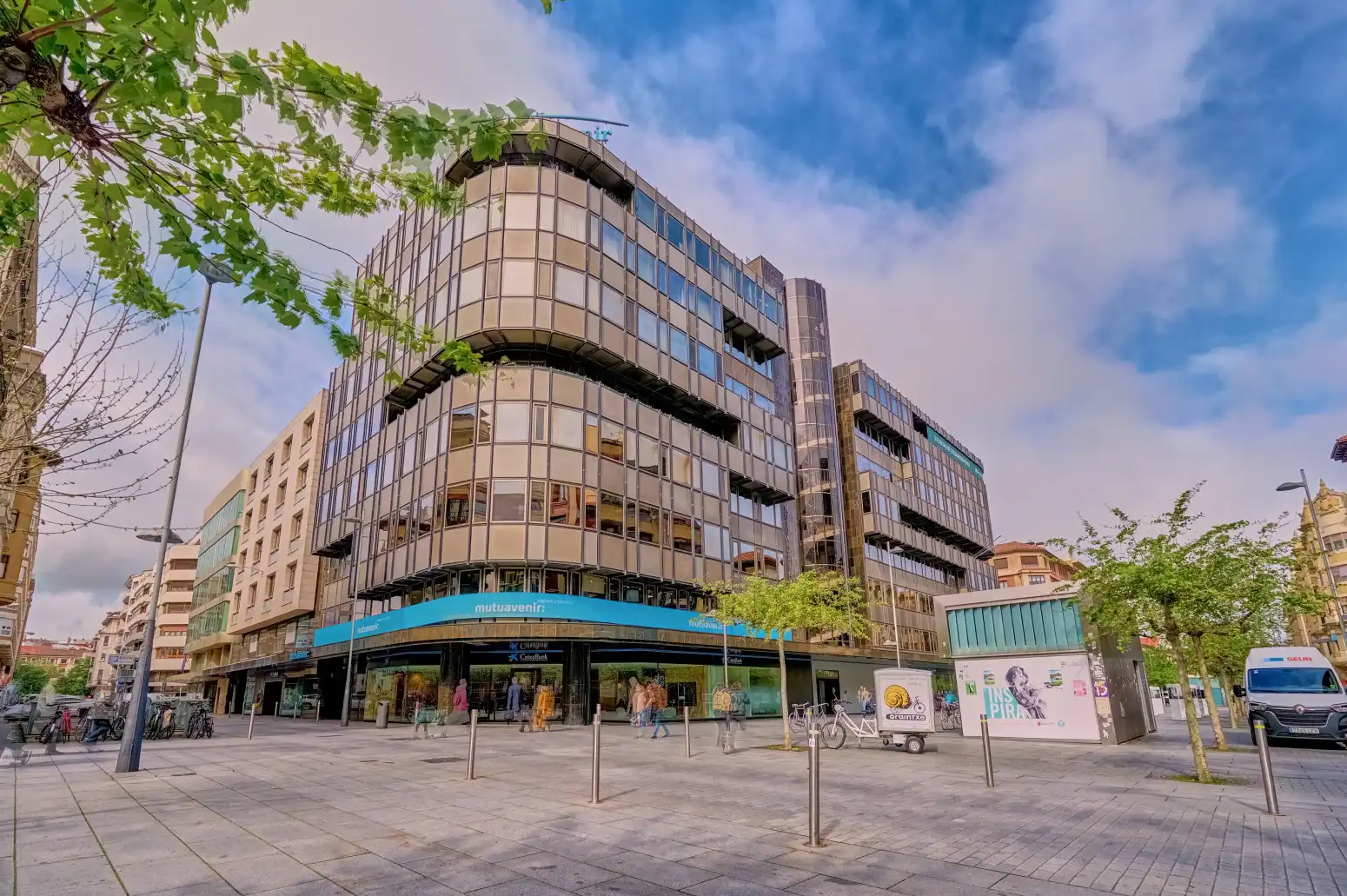 Vista exterior de Oficina en venda en  Pamplona / Iruña amb Calefacció