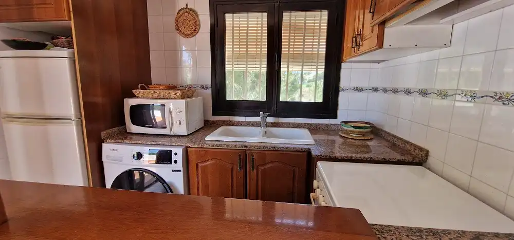 Cocina de Apartamento en venta en Santa Pola con Aire acondicionado, Terraza y Amueblado