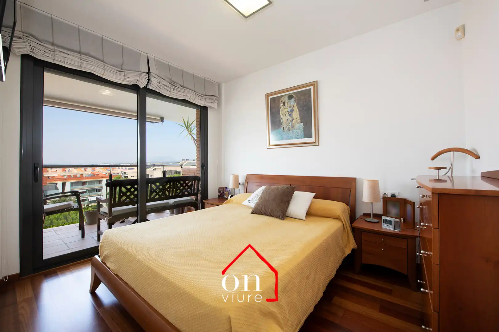 Bedroom of Attic for sale in Sant Cugat del Vallès  with Air Conditioner, Heating and Parquet flooring