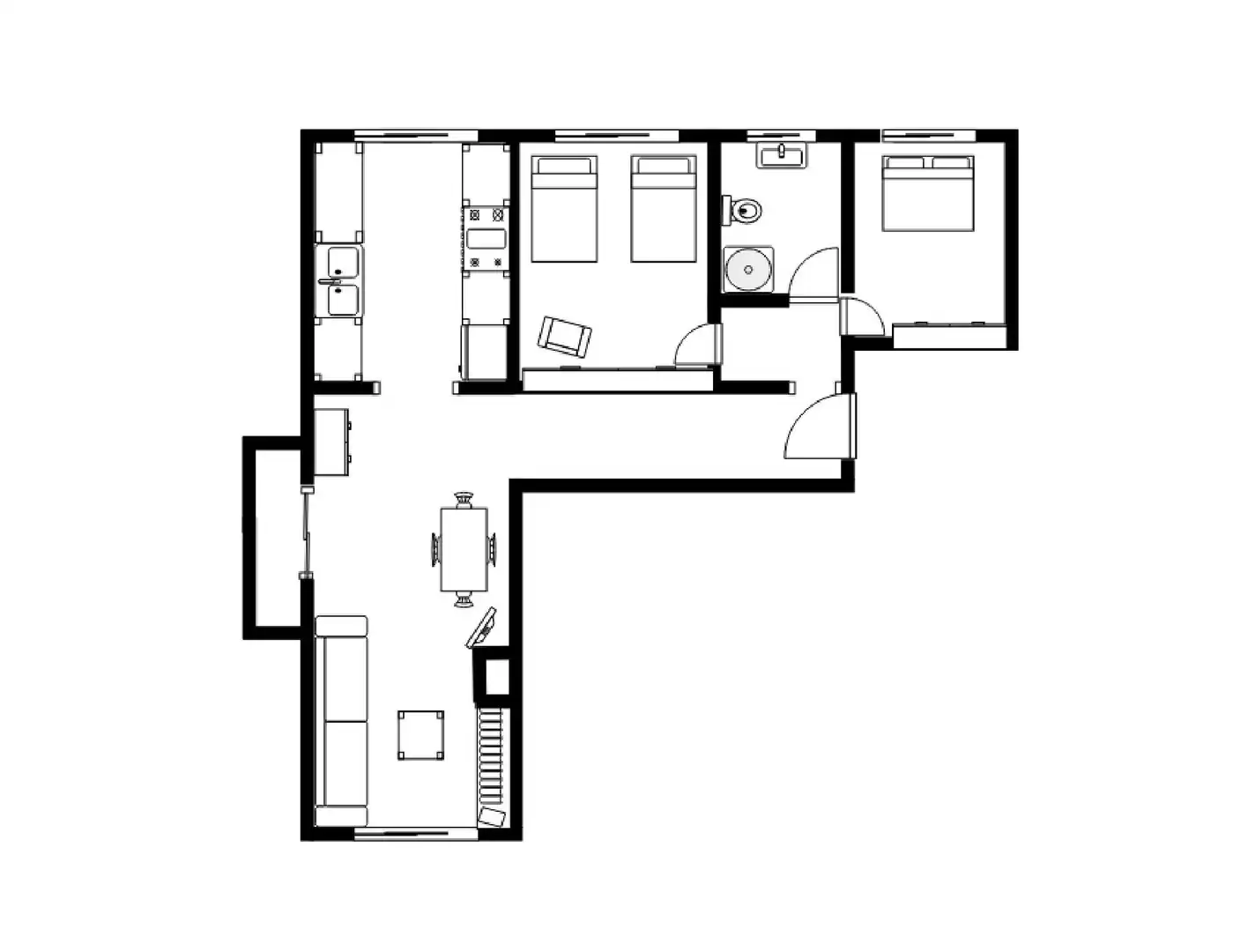 Wohnung zum Verkauf in Campo mit Heizung und Abstellraum