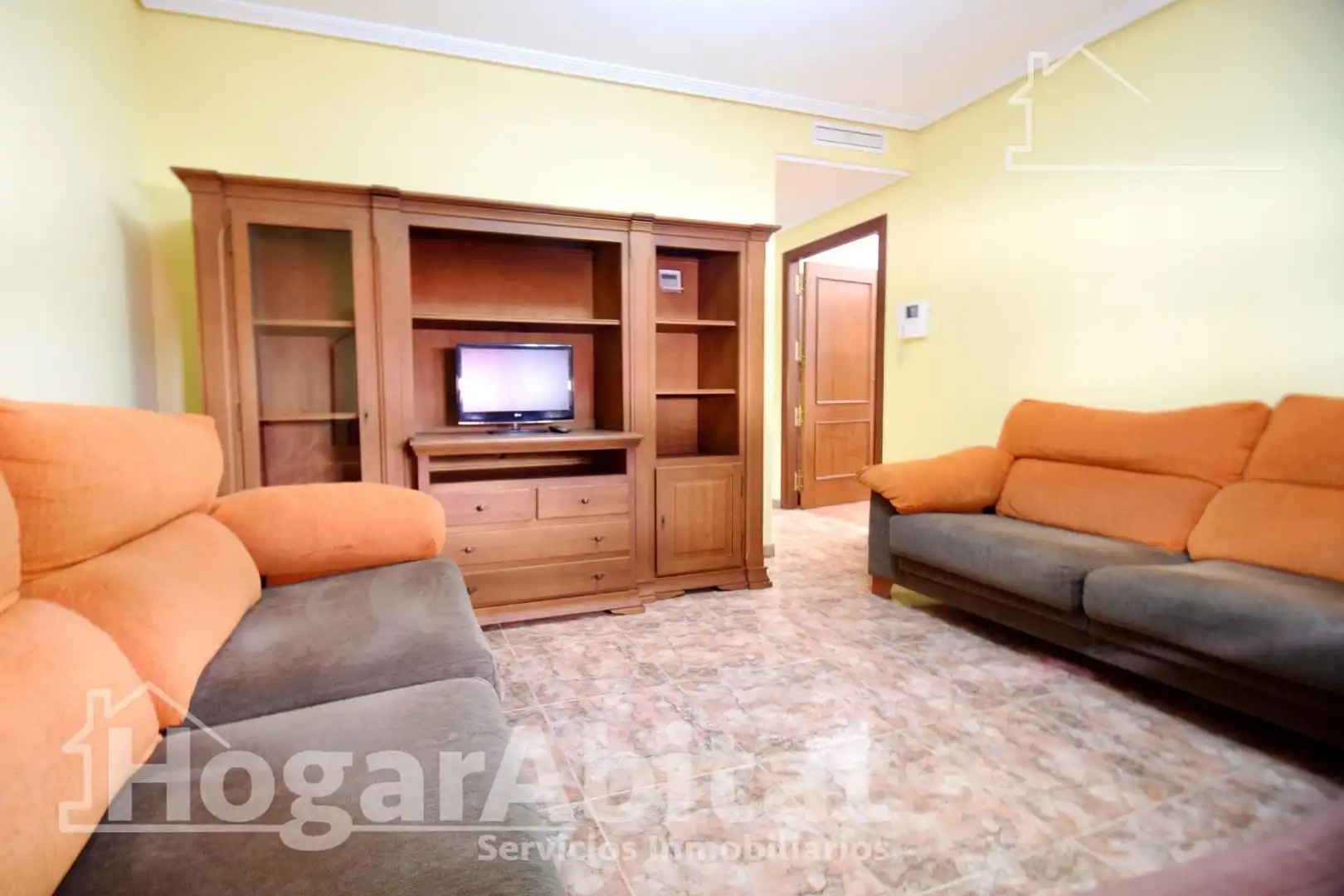 Sala d'estar de Pis en venda en Burriana / Borriana amb Aire condicionat i Moblat