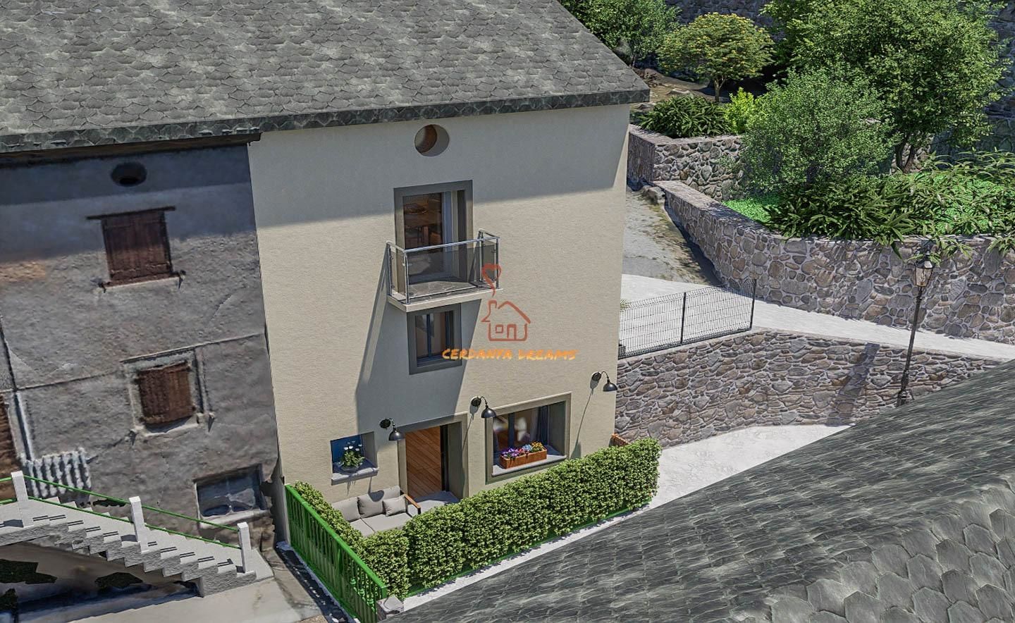 Vista exterior de Casa o chalet en venta en Enveitg con Calefacción, Jardín privado y Parquet