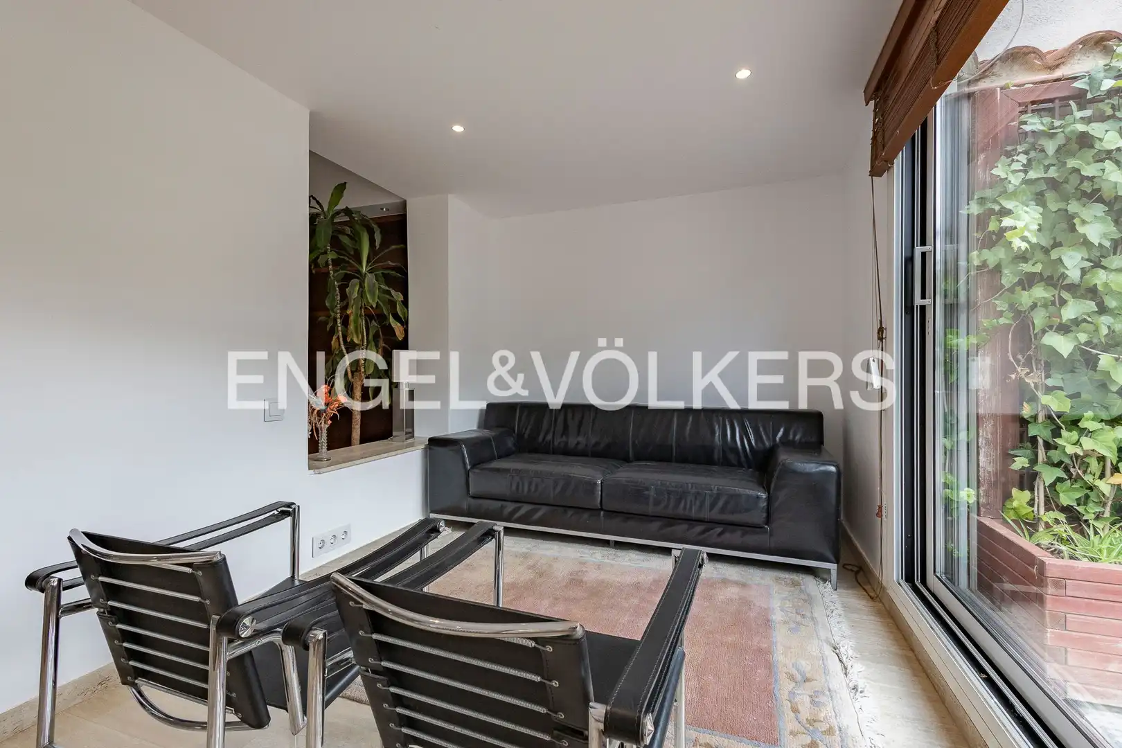 Wohnzimmer von Wohnung zur Miete in Barcelona mit Klimaanlage, Heizung und Terrasse
