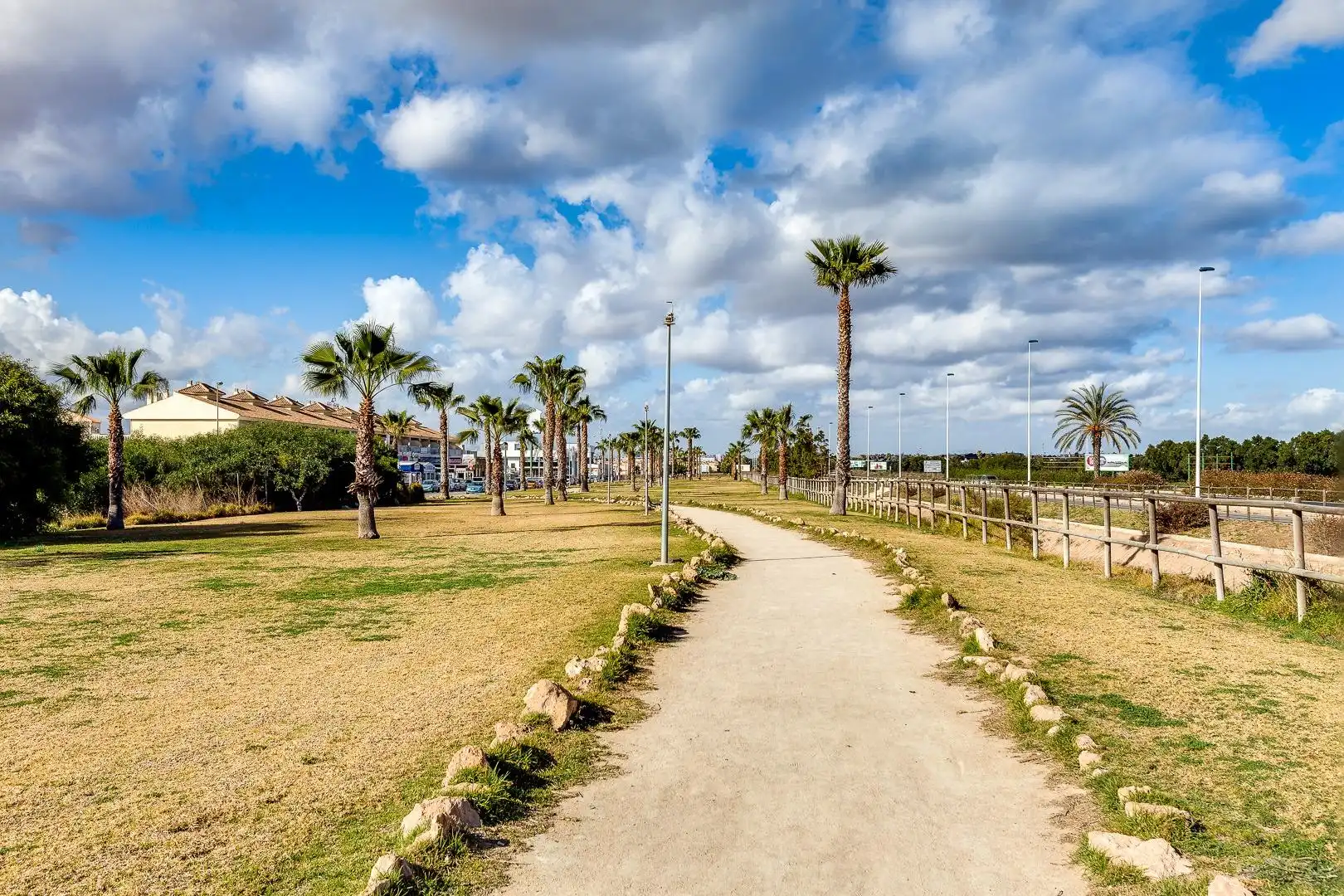 Vista exterior de Casa o xalet en venda en Torrevieja amb Aire condicionat, Jardí privat i Terrassa