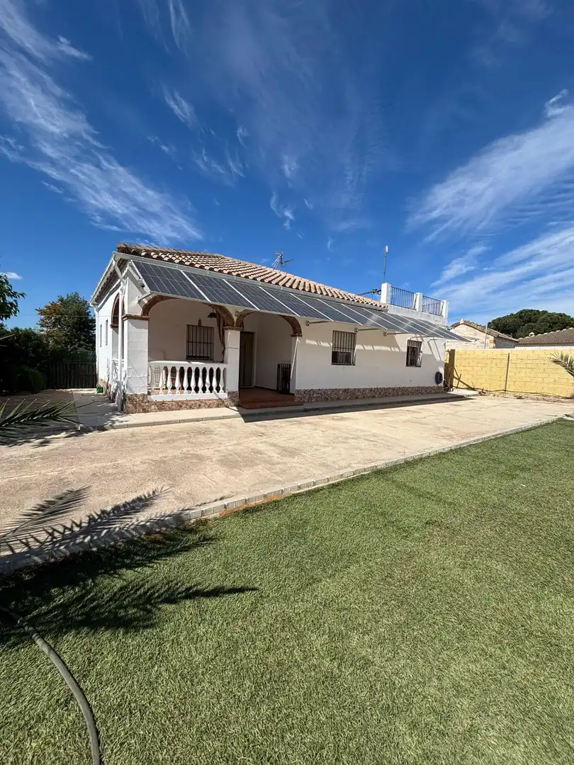 Vista exterior de Casa o chalet en venta en Arahal con Jardín privado y Piscina comunitaria