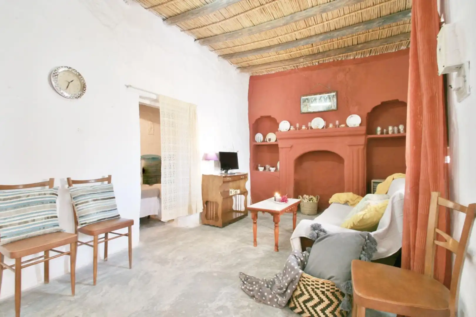 Sala de estar de Finca rústica en venta en Sorbas con Calefacción