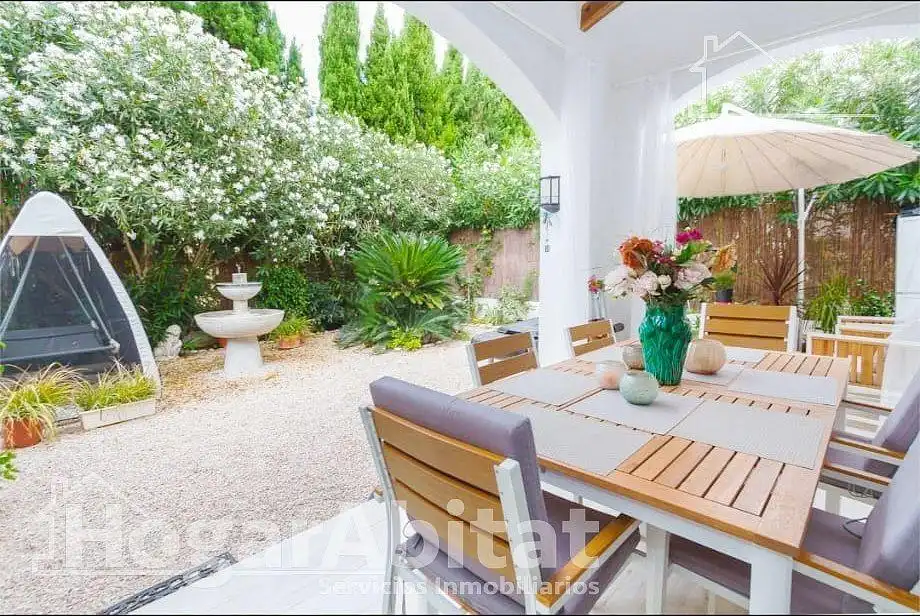 Jardí de Casa adosada en venda en Pedreguer amb Aire condicionat, Jardí privat i Terrassa