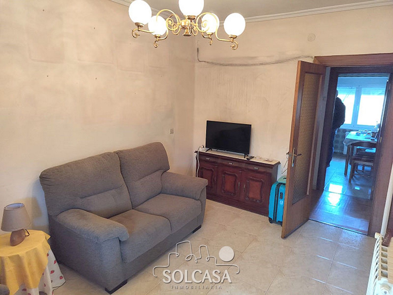Sala de estar de Piso en venta en Valladolid Capital con Calefacción, Amueblado y Balcón