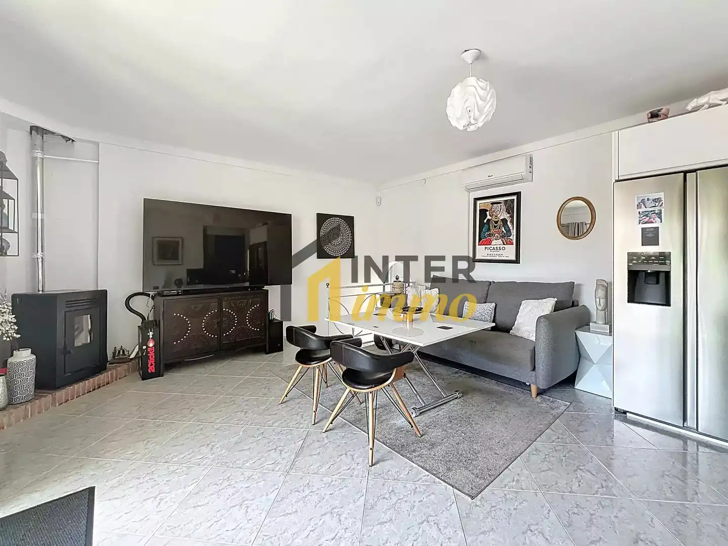 Sala de estar de Casa o chalet en venta en Empuriabrava con Aire acondicionado
