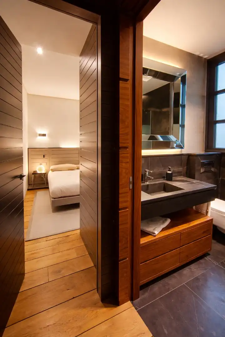 Bathroom of Flat for sale in Bilbao   with Heating, Parquet flooring and Terrace