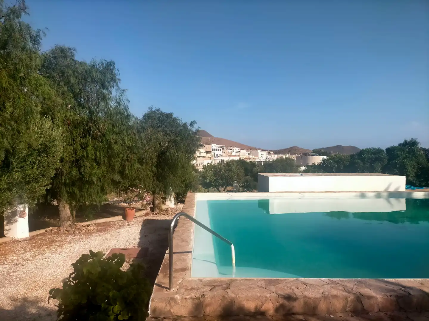 Piscina de Finca rústica en venta en Níjar con Aire acondicionado, Calefacción y Jardín privado