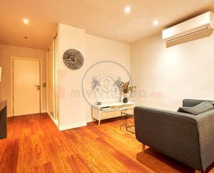 Living room of Flat to rent in  Madrid Capital  with Air Conditioner, Heating and Furnished