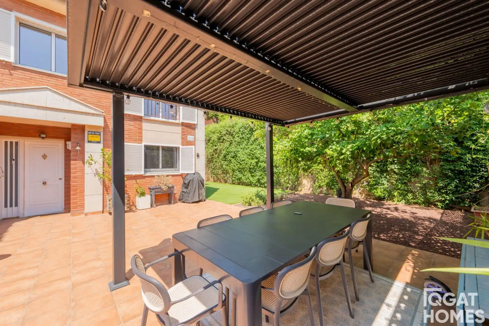 Terraza de Casa adosada en venta en Sant Cugat del Vallès con Aire acondicionado, Calefacción y Trastero