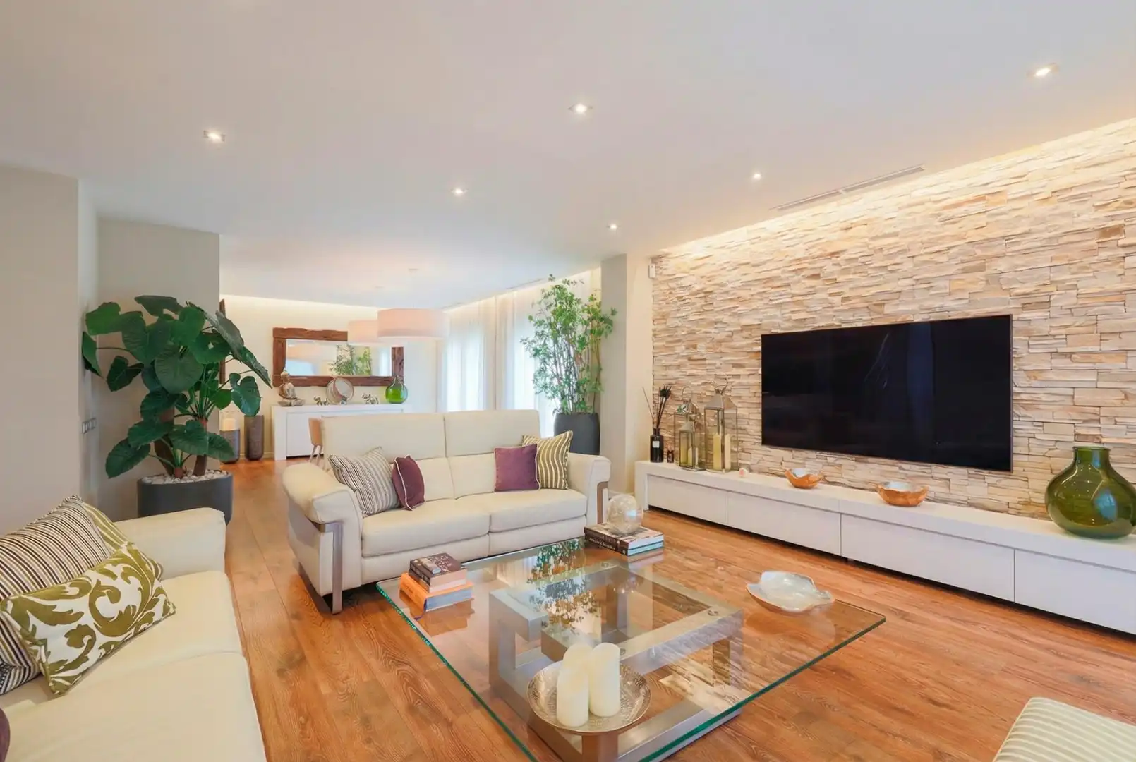 Sala de estar de Casa o chalet en venta en Vilassar de Dalt con Aire acondicionado, Calefacción y Jardín privado