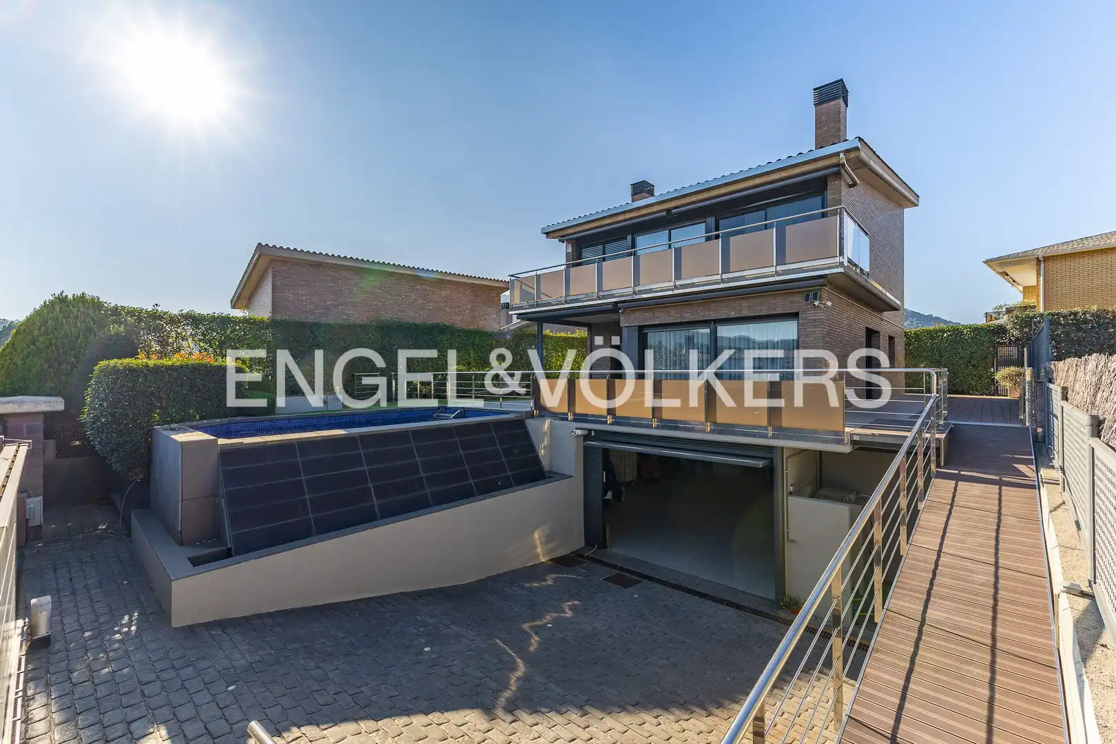 Vista exterior de Casa o chalet en venta en Vallromanes con Aire acondicionado, Calefacción y Jardín privado