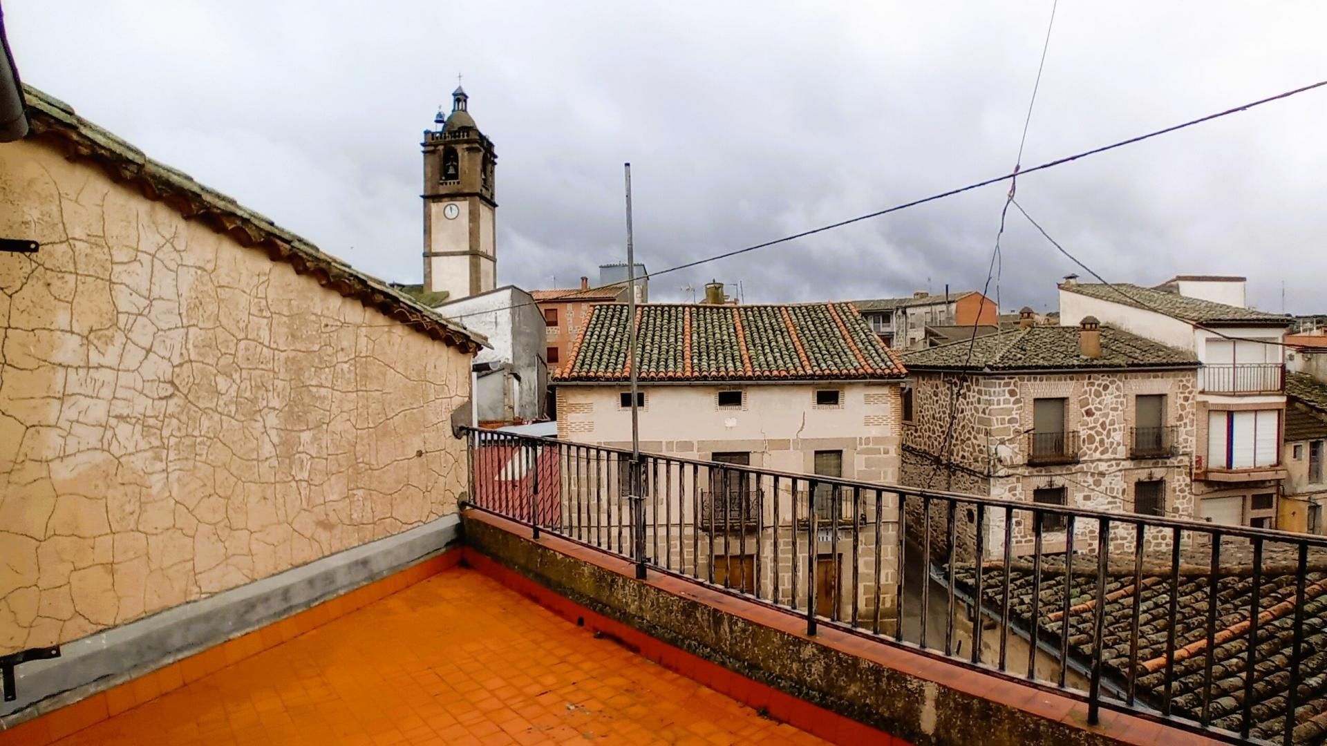 Exterior view of Single-family semi-detached for sale in Lagartera  with Terrace
