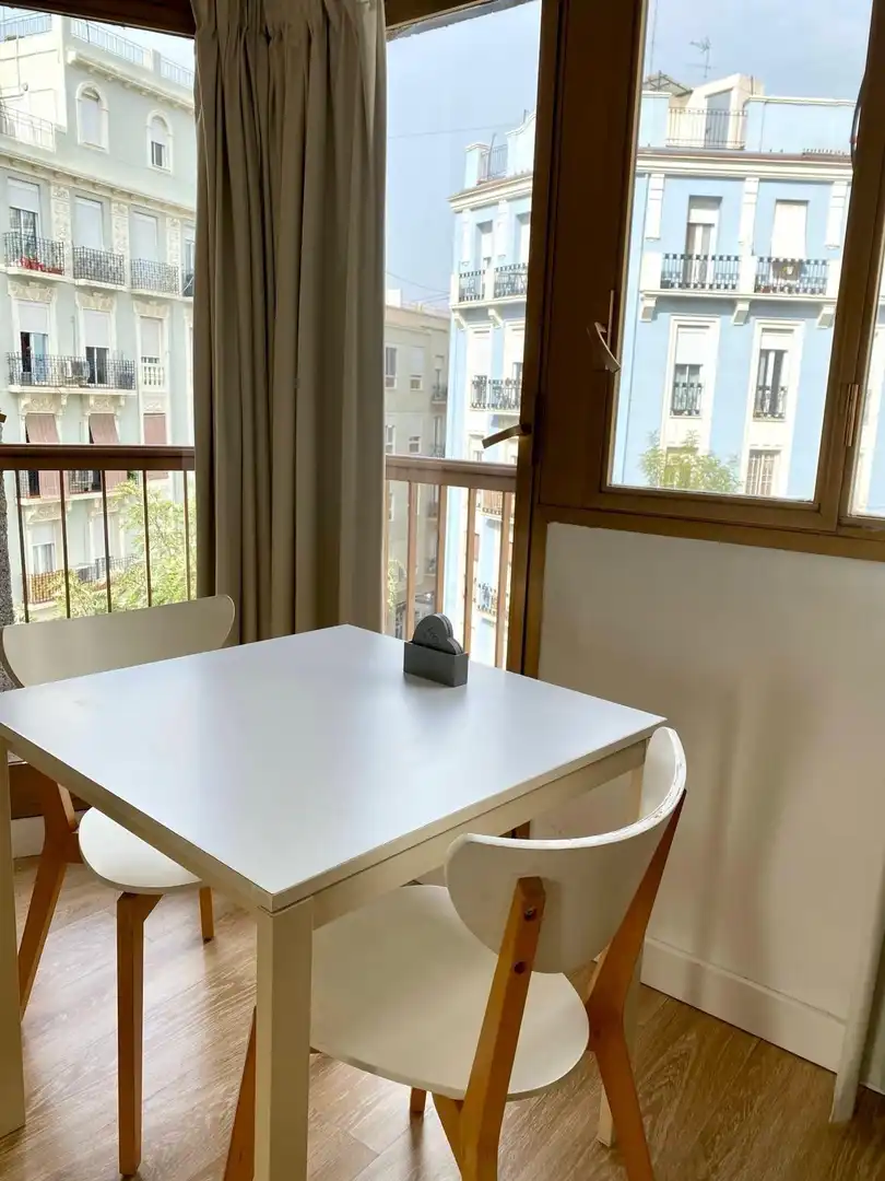 Balcony of Apartments for sale in Valencia  with Air Conditioner, Heating and Furnished