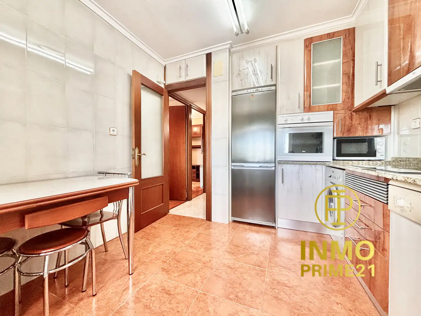 Cocina de Piso de alquiler en Santander con Calefacción, Parquet y Amueblado