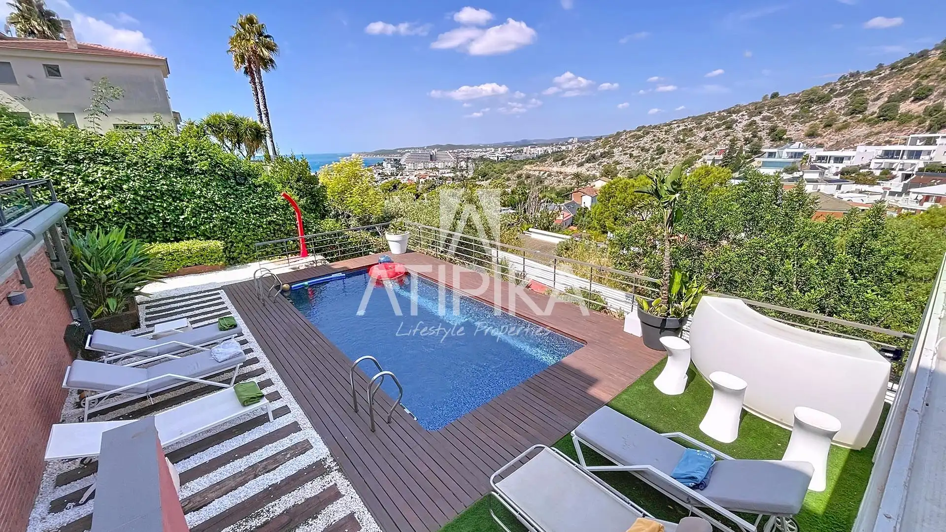 Terrassa de Casa o xalet en venda en Sitges amb Aire condicionat, Calefacció i Terrassa