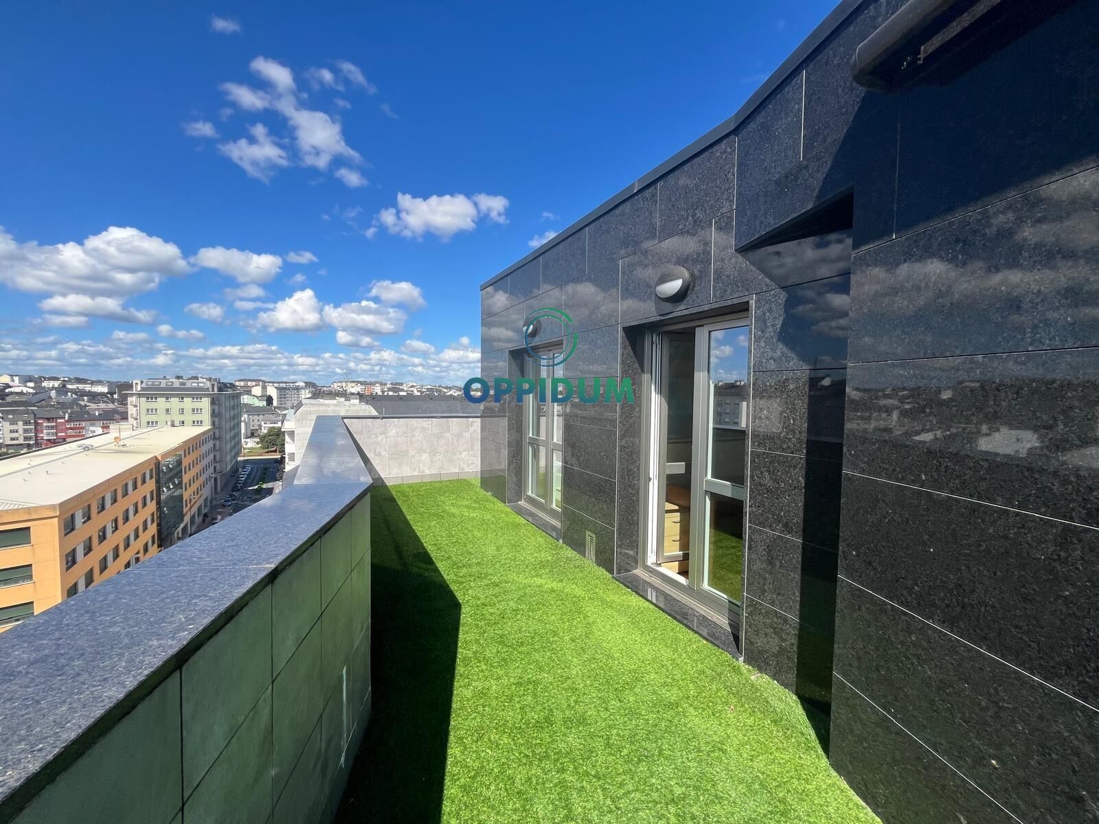 Terrace of Attic to rent in Lugo Capital  with Terrace, Storage room and Community pool