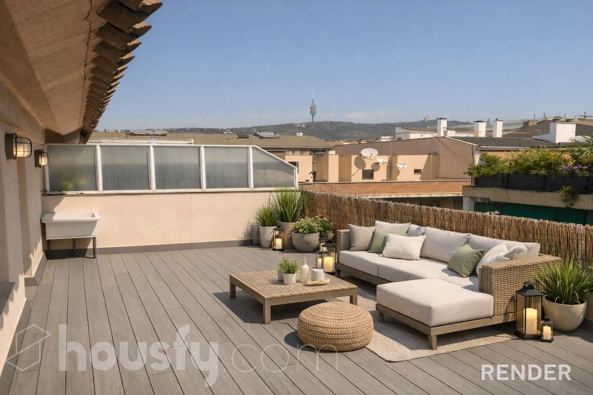 Terrassa de Àtic en venda en  Barcelona Capital amb Calefacció i Terrassa