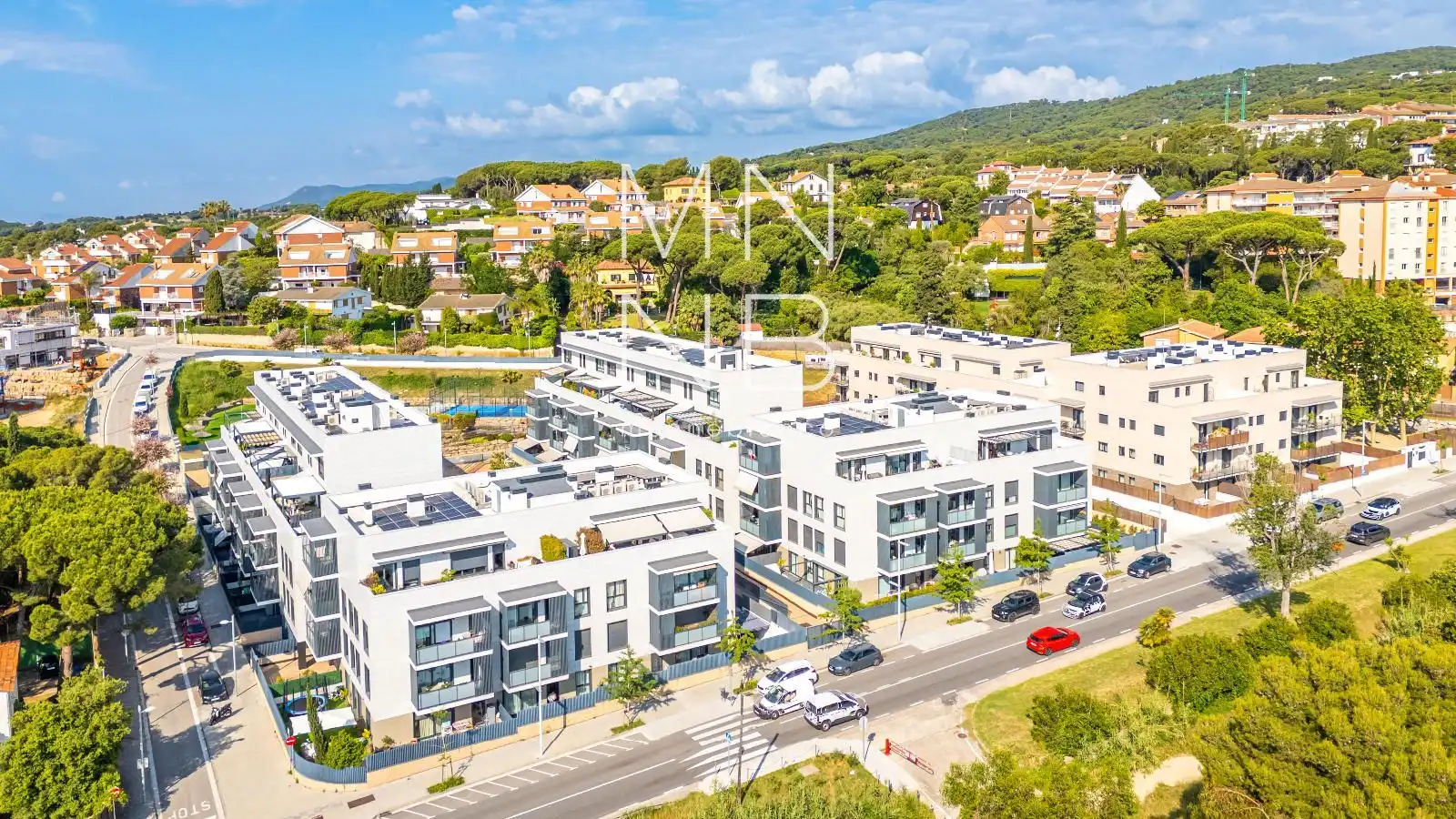 Vista exterior de Piso en venta en Sant Andreu de Llavaneres con Aire acondicionado, Calefacción y Trastero