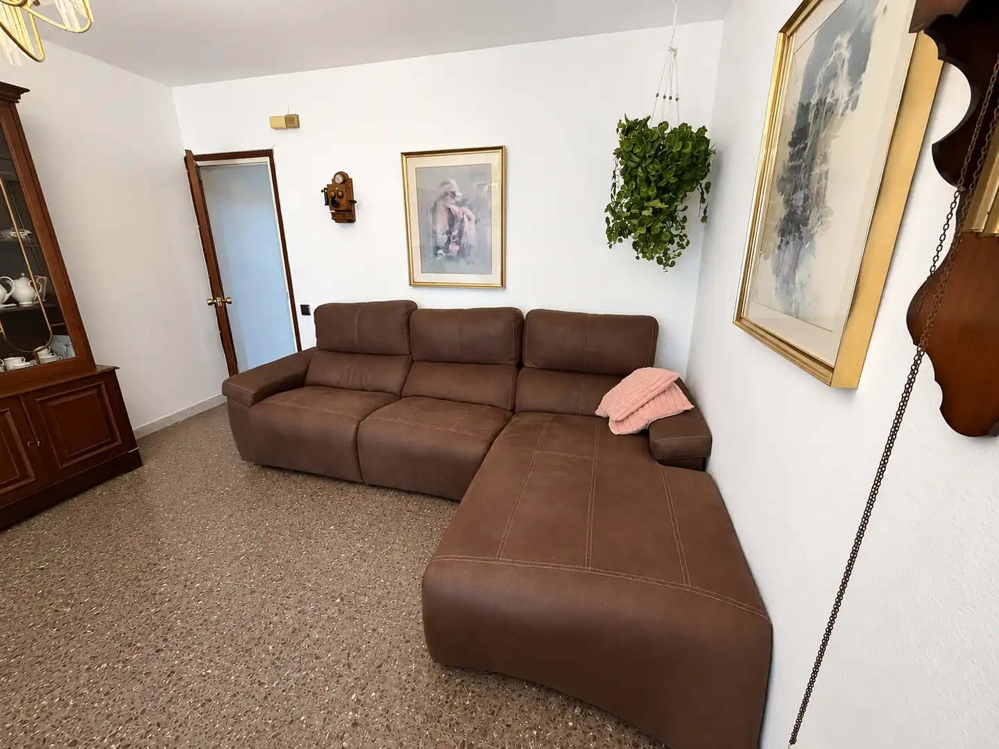 Sala d'estar de Pis en venda en Barberà del Vallès amb Calefacció, Moblat i Forn
