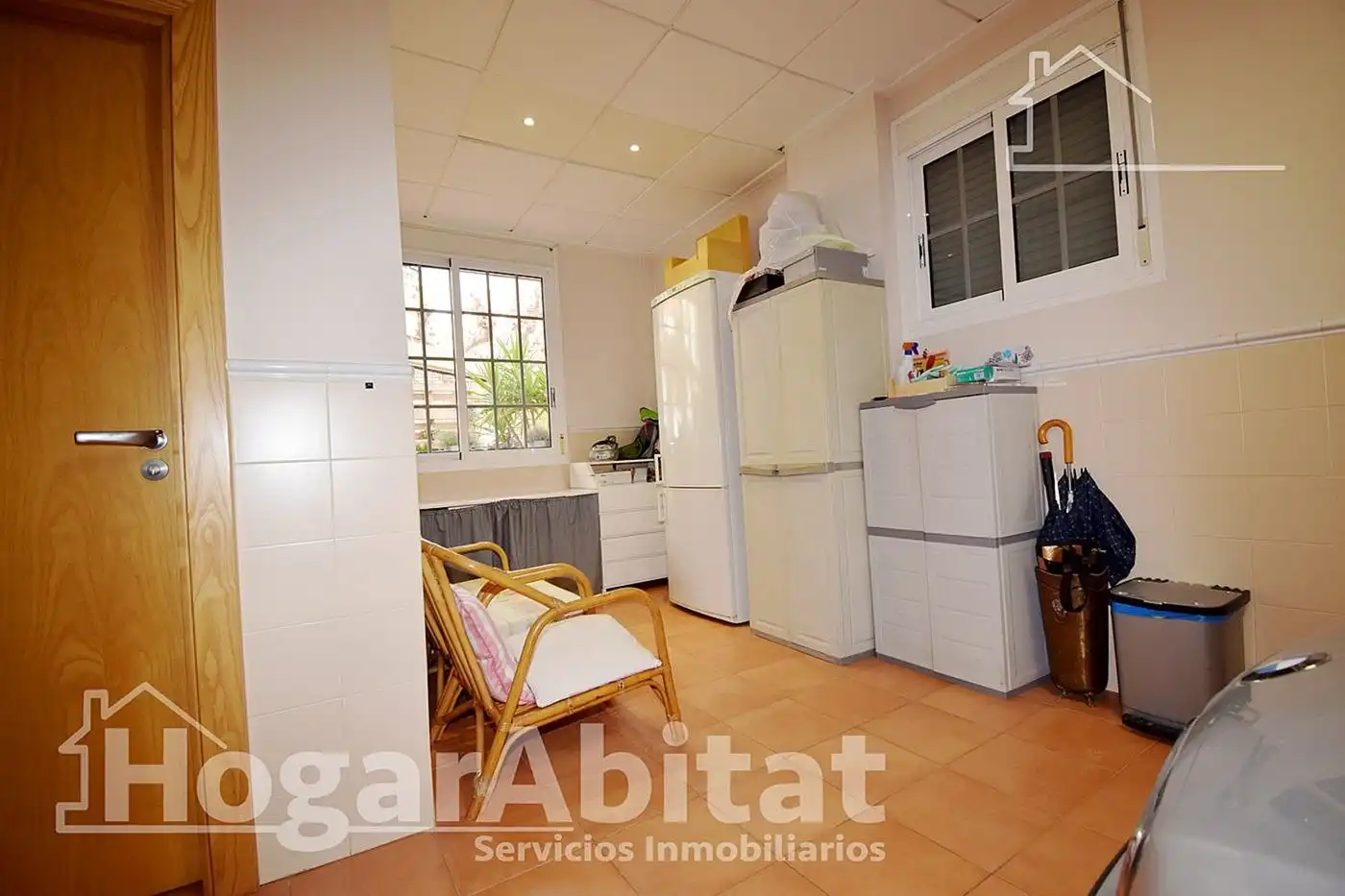 Küche von Einfamilien-Reihenhaus zum Verkauf in Vila-real mit Klimaanlage, Privatgarten und Terrasse
