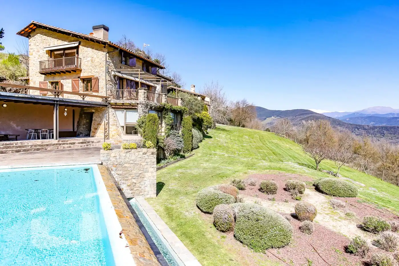 Jardín de Finca rústica en venta en Olot con Calefacción, Jardín privado y Terraza