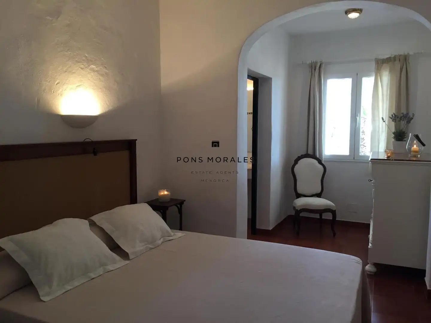 Dormitori de Finca rústica de lloguer en Ciutadella de Menorca amb Terrassa, Piscina i Moblat
