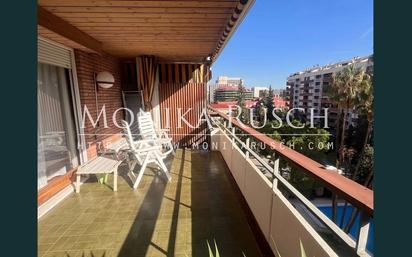 Terrace of Flat for sale in  Barcelona Capital  with Air Conditioner, Heating and Parquet flooring