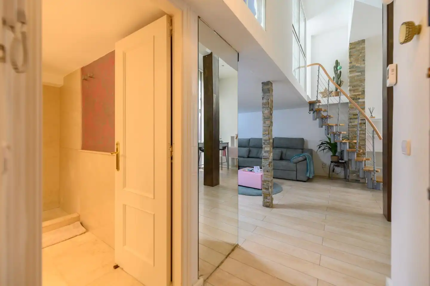 Maisonette zur Miete in Madrid mit Klimaanlage, Möbliert und Internet