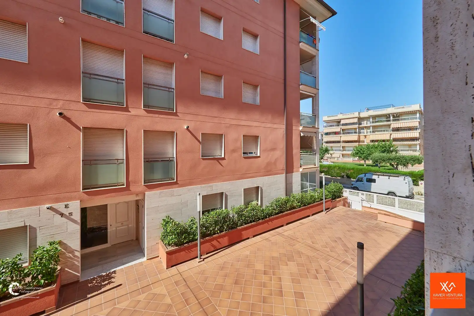 Vista exterior de Pis en venda en Calafell amb Aire condicionat, Calefacció i Jardí privat