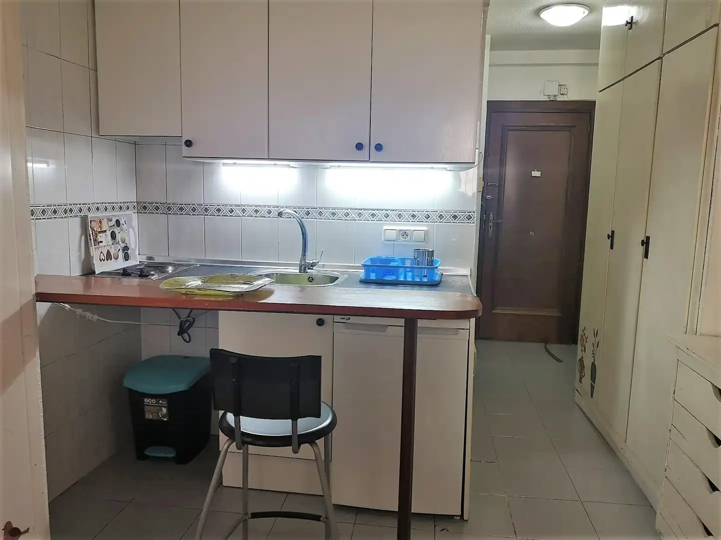 Kitchen of Study for rent in Granada  with Furnished