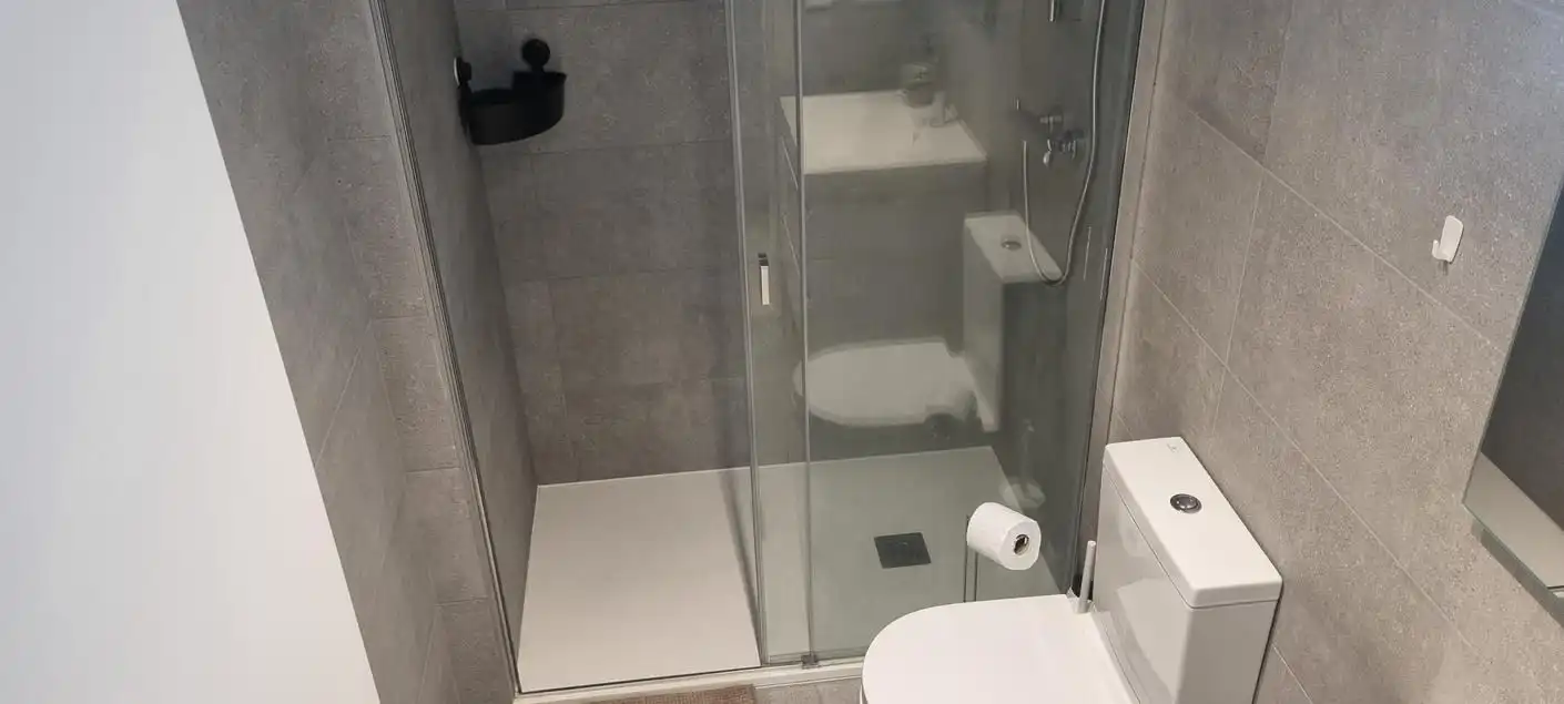 Bany de Apartament de lloguer en Vélez-Málaga amb Aire condicionat, Calefacció i Terrassa