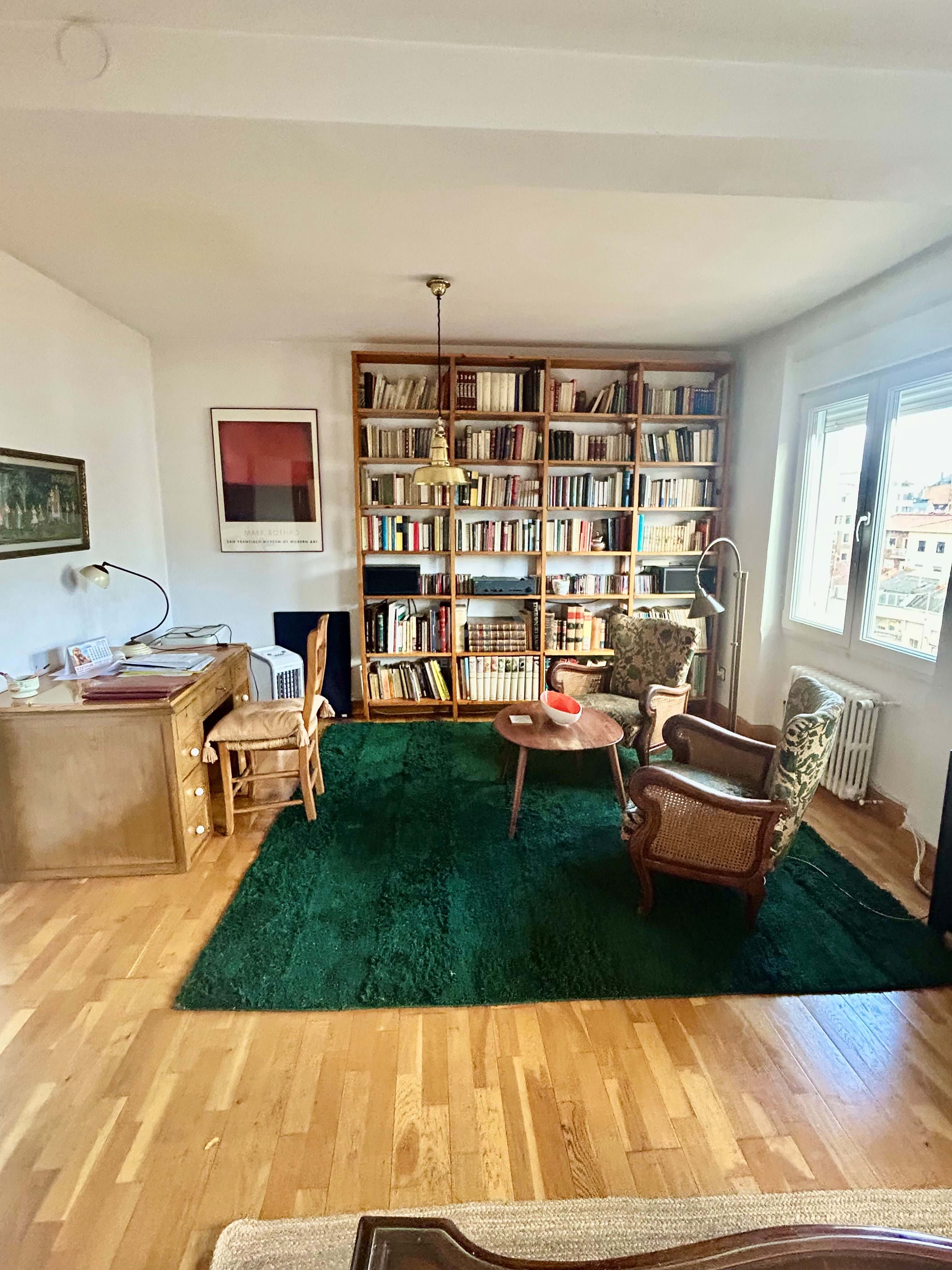 Sala d'estar de Pis de lloguer en León Capital  amb Calefacció