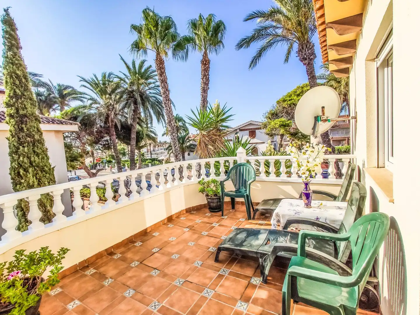 Terrassa de Casa o xalet de lloguer en Orihuela amb Aire condicionat, Jardí privat i Terrassa