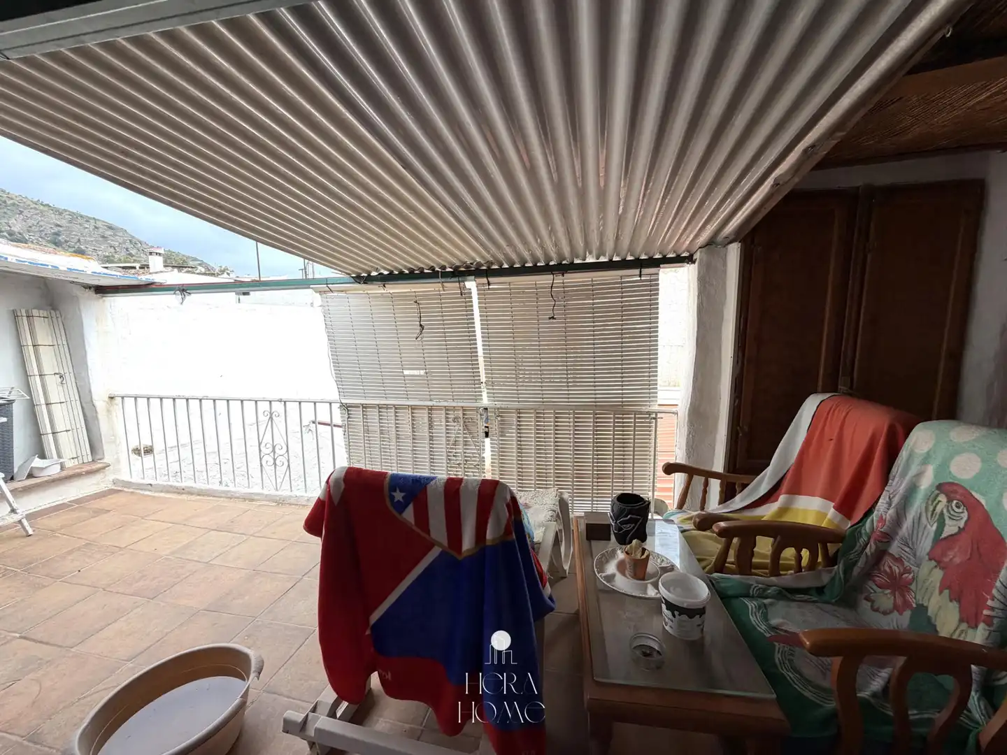 Terrassa de Casa adosada en venda en Pizarra amb Traster, Piscina i Moblat