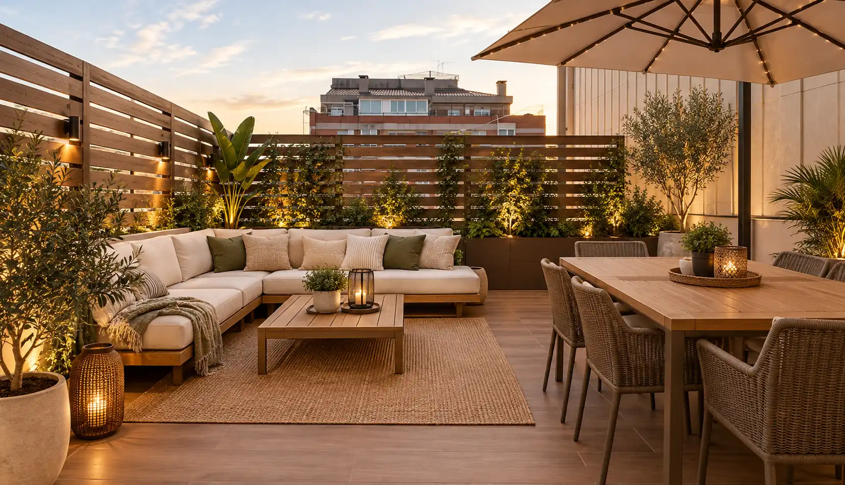 Terraza de Casa adosada en venta en Sant Andreu