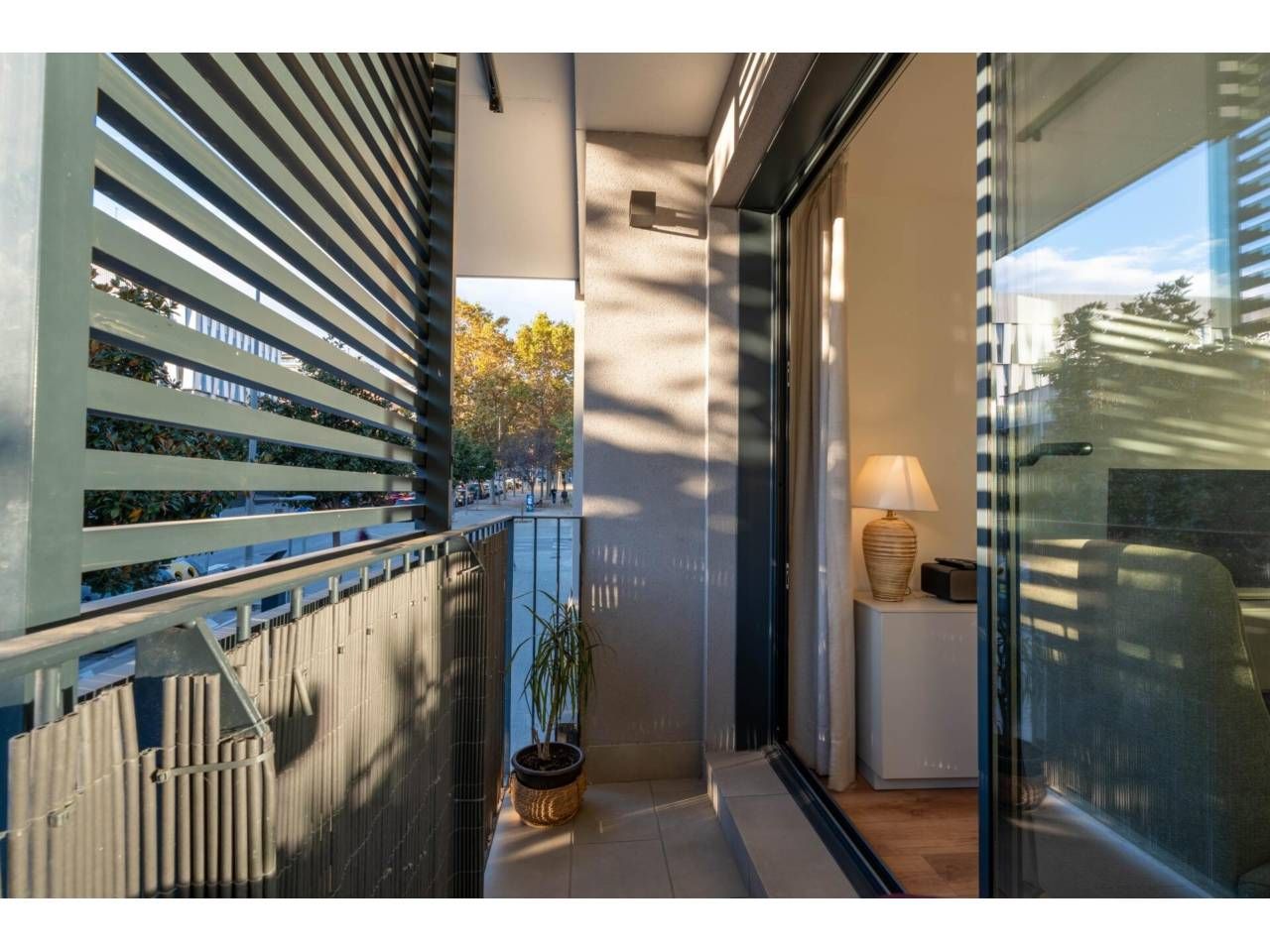 Balcony of Flat for sale in Terrassa  with Air Conditioner, Heating and Parquet flooring