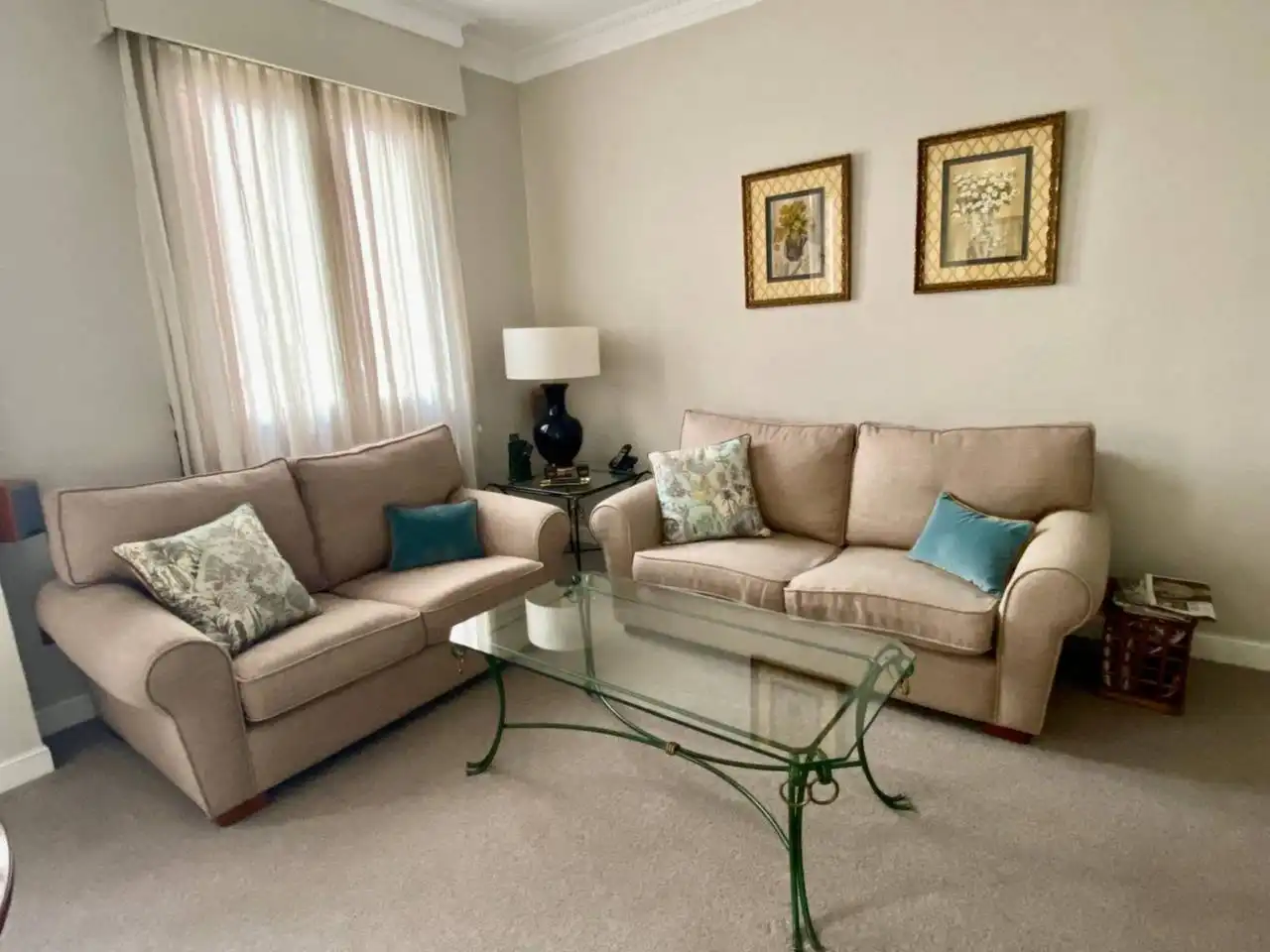 Sala de estar de Piso de alquiler en Bilbao  con Calefacción y Amueblado