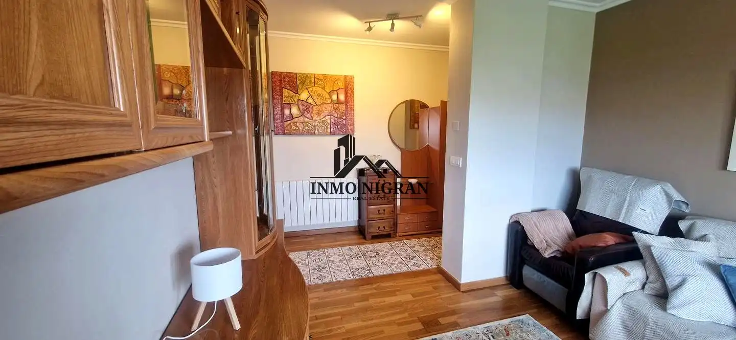 Bedroom of Flat for rent in Baiona  with Terrace, Furnished and Community pool