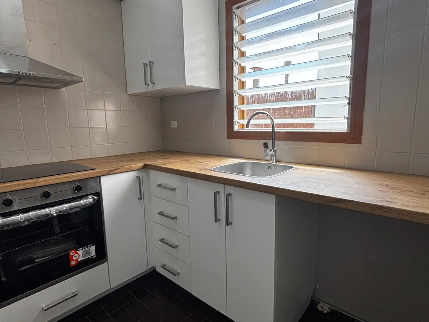 Kitchen of Flat for sale in Terrassa  with Heating, Parquet flooring and Terrace