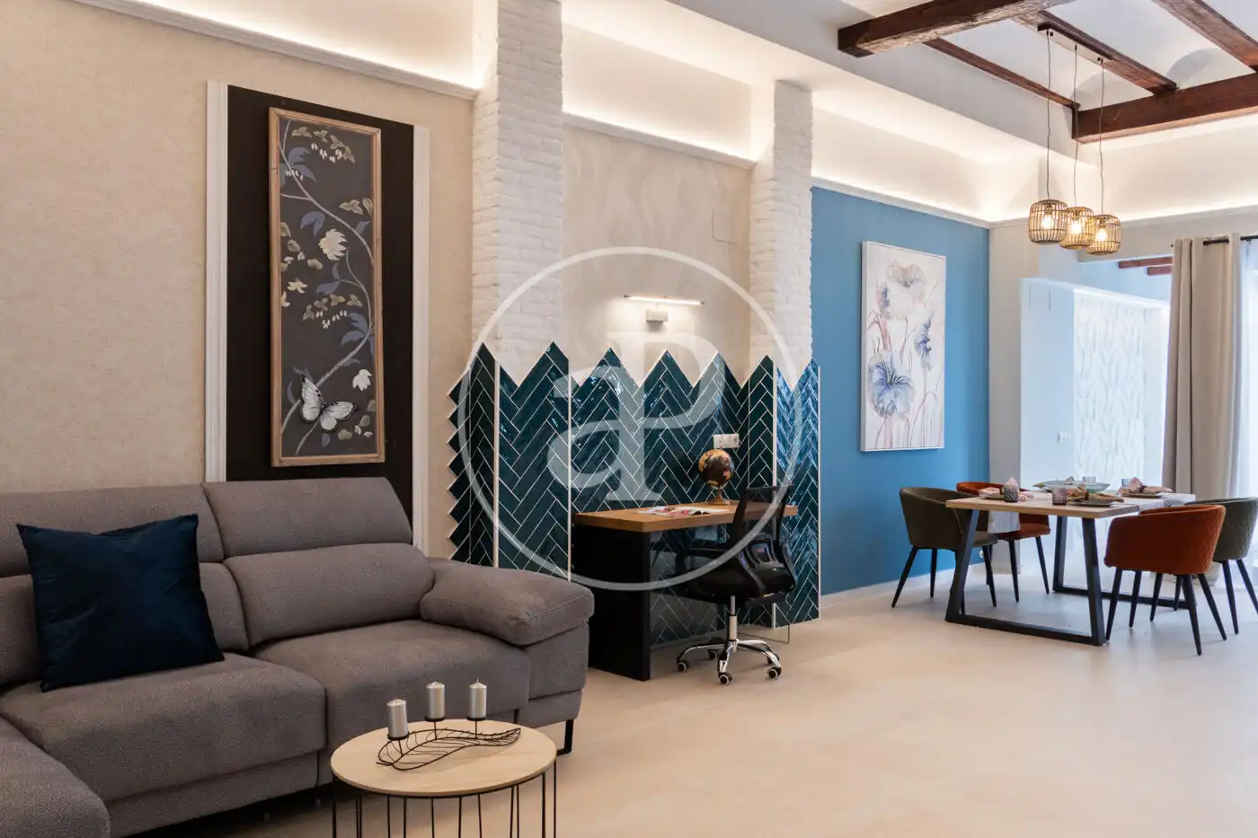Sala de estar de Piso en venta en Valencia con Aire acondicionado, Calefacción y Amueblado