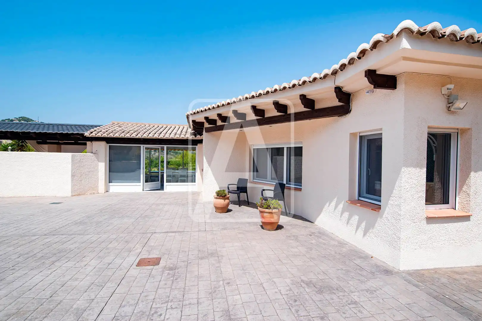 Vista exterior de Casa o xalet en venda en Calpe / Calp amb Aire condicionat, Calefacció i Jardí privat