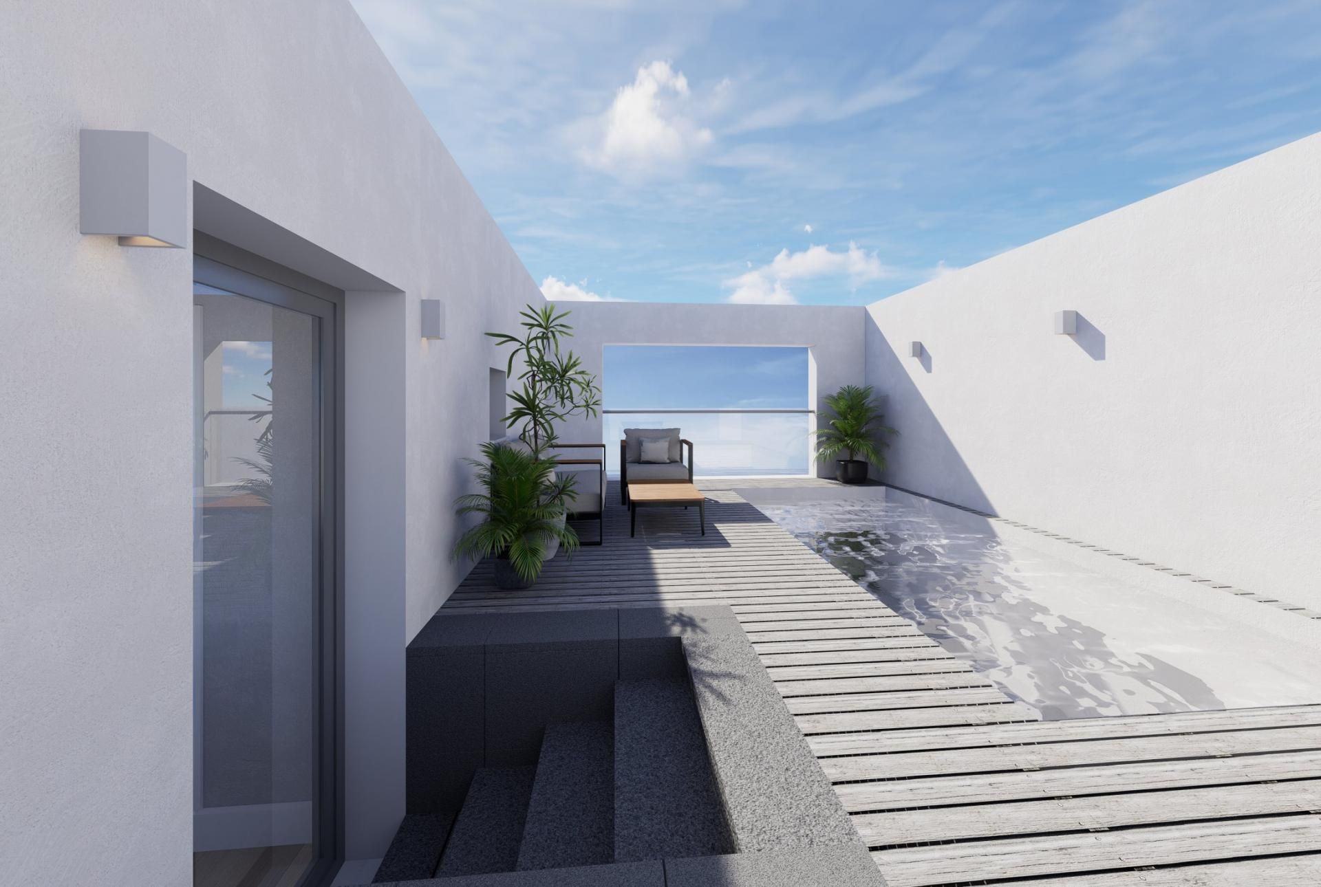 Terrace of Duplex for sale in Almuñécar  with Terrace, Storage room and Alarm